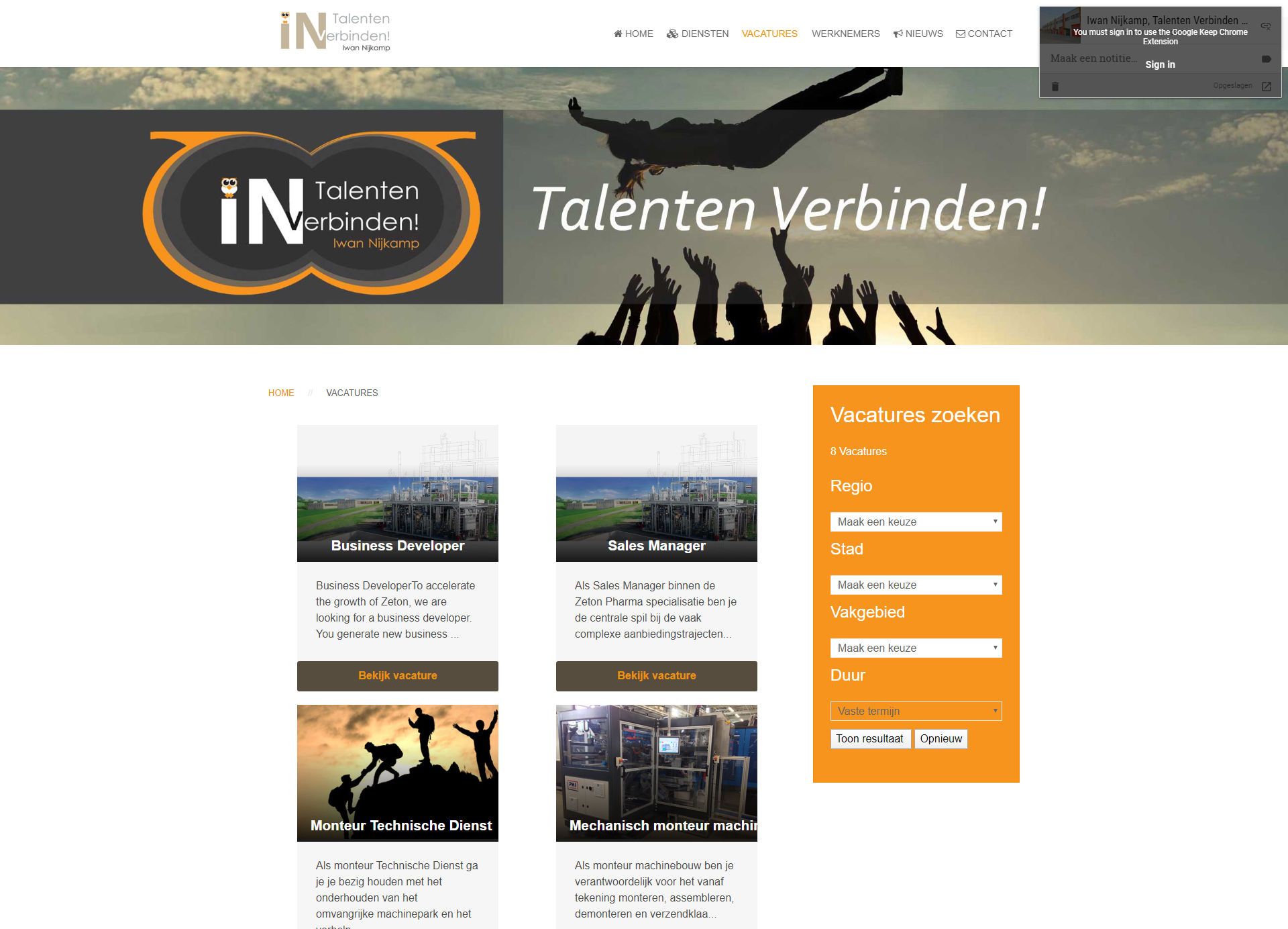 Integreer Bullhorn in je joomla site